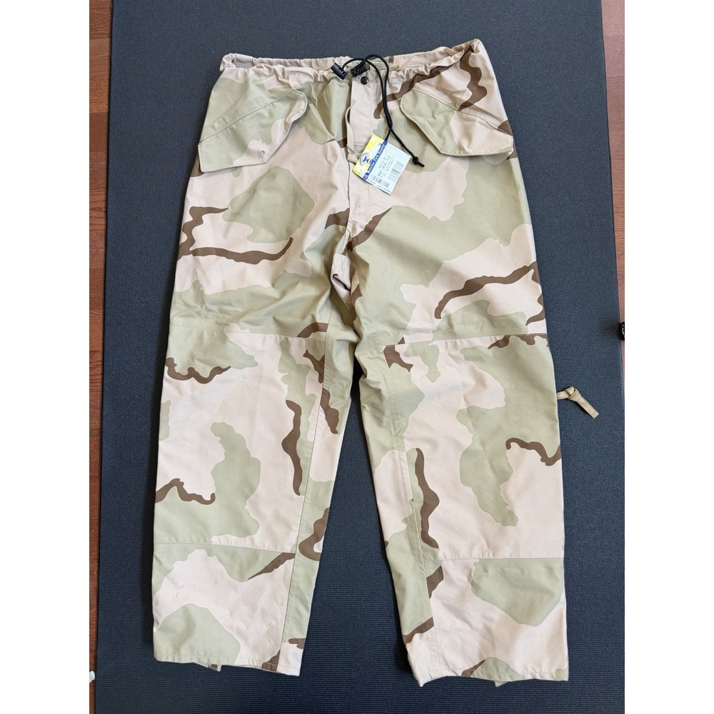 US Military Trousers Desert Camouflage Large Reg Gore-Tex SP0100-03-F-EB66